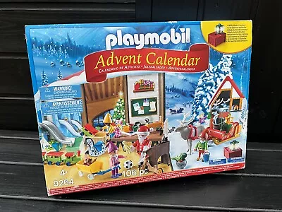 Buy New Playmobil 9264 Advent Calendar “Santa’s Workshop” With Electronic Lantern • 32.95£