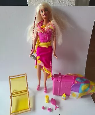 Buy 2002 Tropical Holiday Barbie Doll / Dream Vacation / Mattel 56785, Holiday Beach • 21.68£