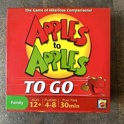 Buy APPLES TO APPLES To Go. Party Card Game. By Mattel Free P&P • 5.99£