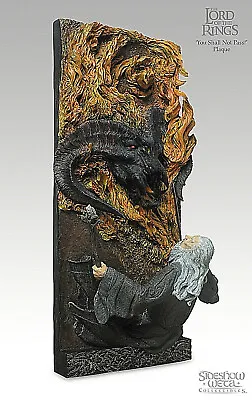 Buy Lord Of The Rings Gandalf Balrog - You Shall Not Pass Ltd 2000 Weta Sideshow • 252.86£