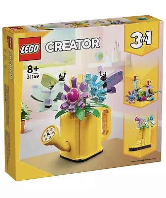 Buy Lego 31149 Creator 3-in-1 Flowers In Watering Can Set New & Sealed • 23.95£