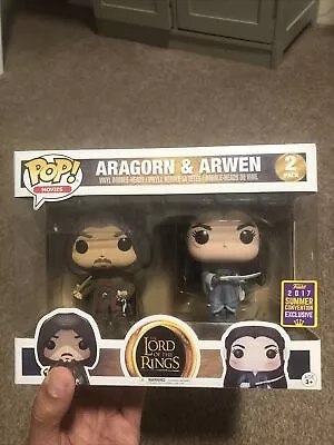 Buy Funko Pop! The Lord Of The Rings - Aragorn And Arwen 2 Pack • 210£