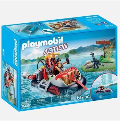 Buy Playmobil 9435 Action Dino Hovercraft With Underwater Motor Set • 17.89£