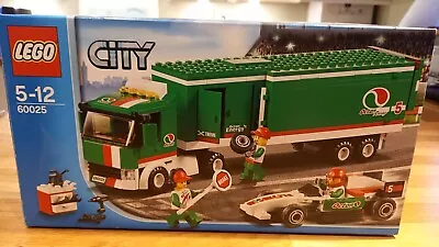 Buy Lego City 60025 Lorry With Racing Car 100% Complete Great Condition • 10£