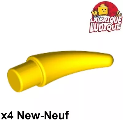 Buy LEGO - 4x Horn Barb Small (Helmet Horn) Yellow/Yellow 53451 NEW • 1.16£