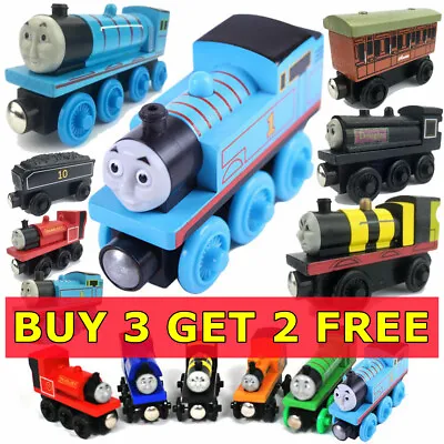 Buy The Tank Engine Tender Wooden Magnetic Railway Train Truck Car Kids Toys Gift • 4.79£