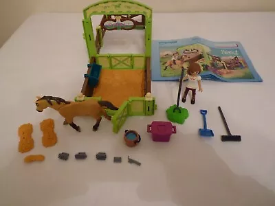 Buy Playmobil 9478 Dreamworks Spirit Riding Free Lucky And Spirit With Horse Stall • 5.99£