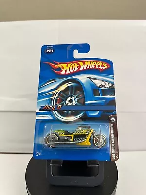 Buy 2006 Hot Wheels Mystery Car Yellow Airy 8 Motorcycle #221 Real Riders L63 • 3.91£