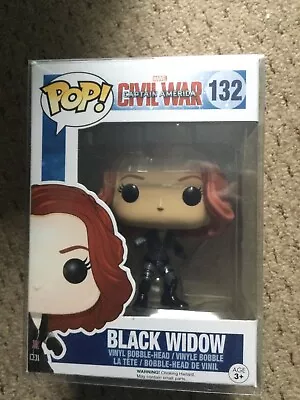 Buy Funko Pop Captain America Black Widow In Protector Case • 10£