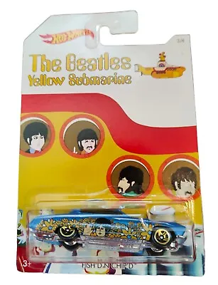 Buy BRAND NEW Hot Wheels The Beatles YELLOW SUBMARINE Fish’d N Chip’d  3/6 (2016) • 11.99£