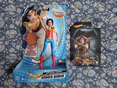 Buy Wonder Woman Bundle - DC Super Hero Girls - Hot Wheels Power Pistons • 5.99£