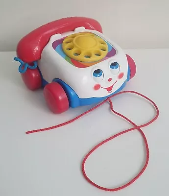Buy FISHER PRICE Chatter Telephone - Pull Along Phone Infant Toddler Toy Age 12M+VGC • 4£