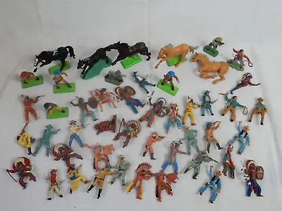 Buy Job Lot Collection 45  Britains Deetail Cowboys & Indians - Spares/Repairs #2 • 15.99£