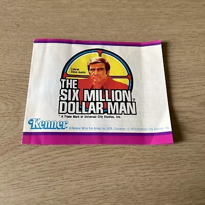 Buy Kenner Six Million Dollar Man Booklet  • 25£