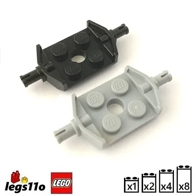 Buy LEGO [Pack Of 1,2,4,8] Plate 2 X 2 With Wide Wheel Attachments (6157 / 39767) • 0.99£