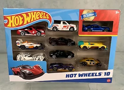 Buy Hot Wheels 10-Car Gift Pack Of 1:64 Scale Vehicles​ (As Pictured) #P New Sealed • 14.95£