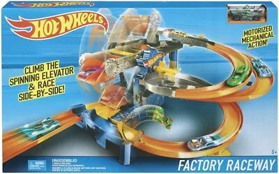 Buy Hot Wheels Mattel Factory Raceway Ultimate Playset • 77.94£