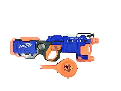 Buy Nerf Hyperfire Motorized Elite Blaster With 30x Soft Foam Darts Kids Fun Toy • 24.99£
