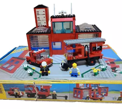 Buy Vintage LEGO Classic 6385 Fire House From The 80's With Instructions And Box • 145.57£