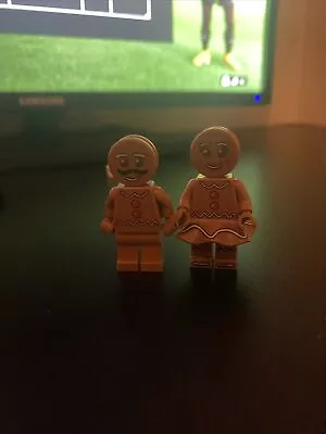 Buy LEGO Gingerbread Man And Gingerbread Woman Minifigures NEW • 8£