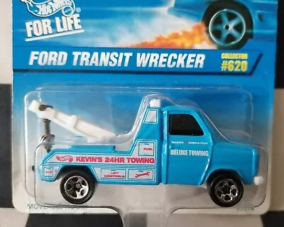 Buy 1996 Hot Wheels Ford Transit Wrecker Collerctor No #620 Protector Included  • 19.95£