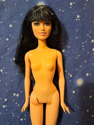 Buy 2012 Mattel Barbie Raquel Fashionistas Shiny Silver Nude Doll • 20.58£
