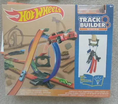 Buy Hot Wheels Track Builder System Starter Kit - Complete And In Box Age 4+ • 9.50£