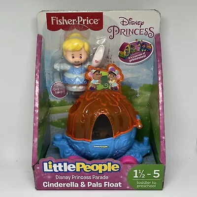 Buy Fisher Price Little People Disney Princess Cinderella & Pals Float 2017 NEW • 19.99£