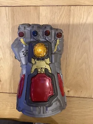 Buy Marvel Hasbro 2018 Thanos Silver Infinity Gauntlet Glove Fist Lights & Sounds • 3.99£