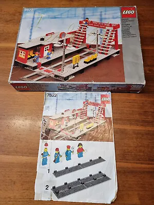 Buy LEGO Station 7822 With Building Schedule U. Box - Railway Station Instr. Box 9V 12V 4.5V • 152.59£