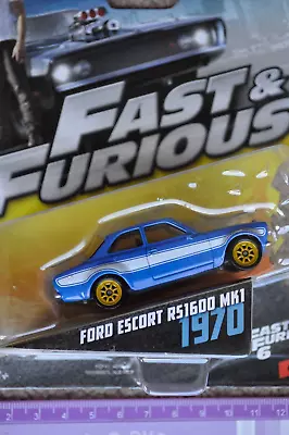 Buy Fast And Furious 6 Model - 1970 Ford Escort Mk 1 - 1:64 - Diecast - Bnip • 17.99£