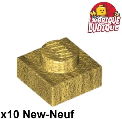 Buy LEGO 10x 1x1 Plate Plate Gold/Pearl Gold 3024 NEW • 1.59£