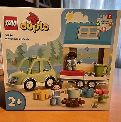 Buy Lego Duplo 10986 New Sealed Family House On Wheels Age 2+ • 2.20£