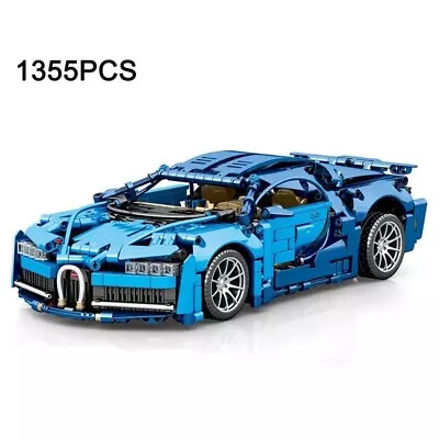 Buy Building Blocks Technic Race Car Block Bugatti Chiron New Sealed • 39£