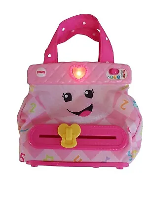 Buy Fisher-Price Laugh & Learn My Smart Purse Interactive Toy Bag Song Sound Pink • 9.80£