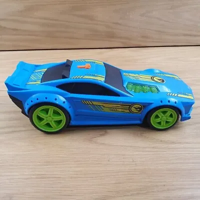 Buy Hot Wheels Toy State 35cm Hyper Racer Flashing Lights Sounds Blue, Green Wheels • 17.99£