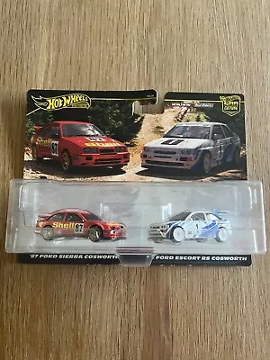 Buy Hot Wheels Car Culture Ford Sierra Cosworth And Escort RS Cosworth Twin Pack • 24.95£