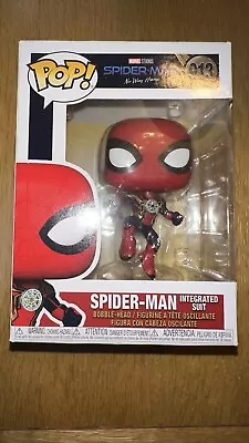Buy Funko Pop! Movies Spider-Man: No Way Home - Spider-Man Integrated Suit Vinyl. • 5£