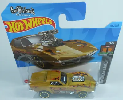 Buy Hot Wheels 1968 Chevy Corvette Gas Monkey Garage (gold) Short Card #139/2023 • 3£