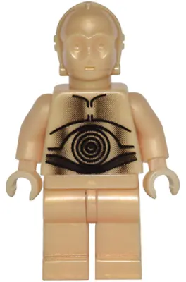 Buy LEGO Star Wars Sw0010 C-3PO Pearl Light Gold Vintage Minifigure Good Condition • 10.39£