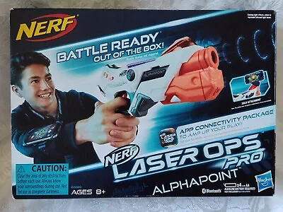 Buy Nerf Laser Ops Pro AlphaPoint Blaster Bluetooth Lazer Tag Mobile By Hasbro • 15.14£