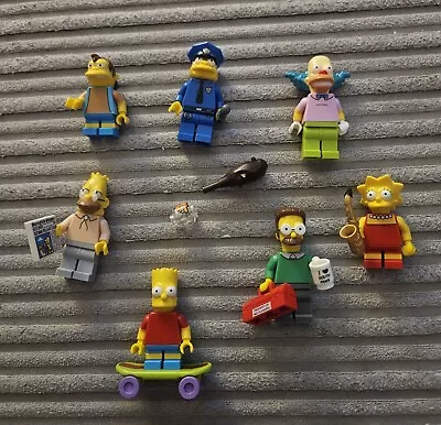 Buy Lego Simpsons Minifigures Series 1, 7 Out 16 Firgues. Please Read Description  • 5£