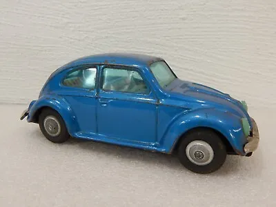 Buy Bandai Japan EARLY LOGO Tin Friction 7  Volkswagen Bug VW Beetle Toy Car • 117.45£