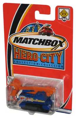 Buy Matchbox Hero City Collection (2002) Blue & Orange Demolition Machine Toy #25 • 11.68£