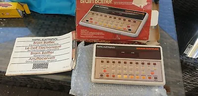 Buy Very Rare Boxed Mattel Electronics Brain Baffler Vintage 1979 LED Game  • 50£