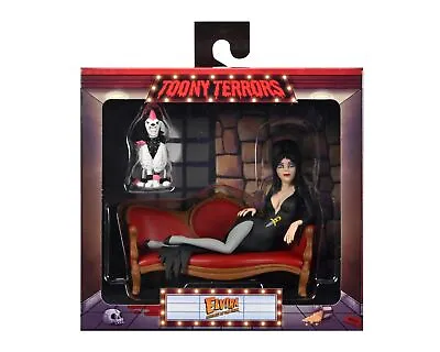 Buy Neca - Elvira Toony Terrors: Elvira On Couch 6  Action Figure • 36.51£