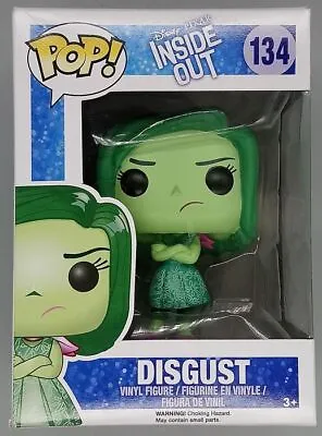 Buy Funko POP #134 Disgust - Disney - Inside Out Damaged Box With Protector • 17.99£