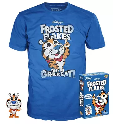 Buy Funko Frosted Flakes - T Shirt Size XL With Pocket POP - Tony The Tiger • 24.99£