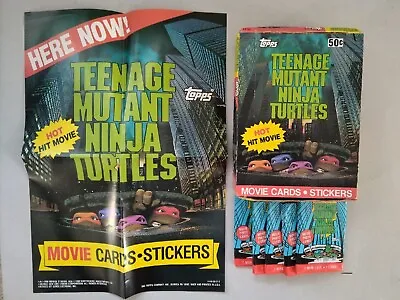 Buy Teenage Mutant Ninja Turtles Topps Trading Cards 1990 Full Box 36 Unopened Packs • 449.99£