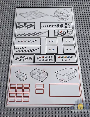 Buy Lego Mindstorms STICKER SHEET ONLY For Lego Set 45544 EV3 Core Set - Brand New • 7.99£